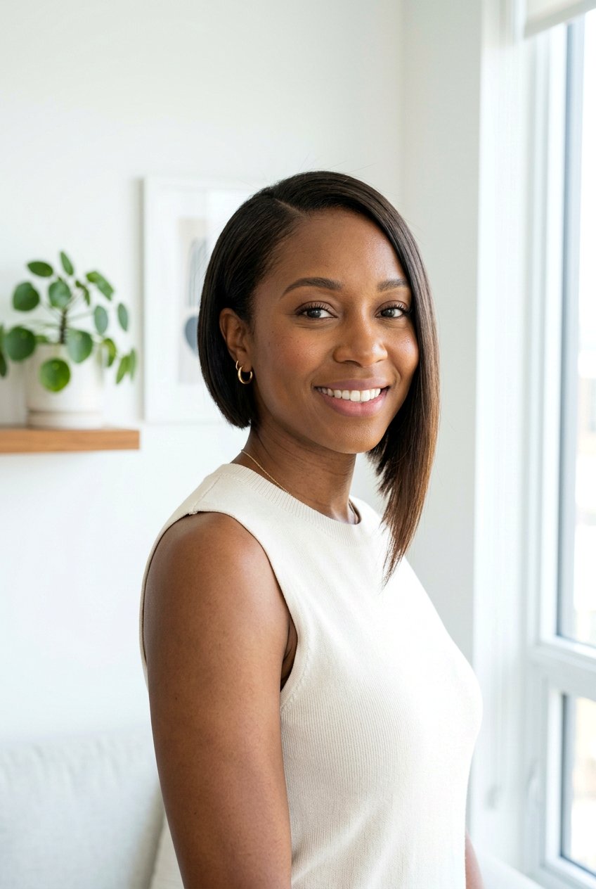 Asymmetrical Bob for Postpartum Hair Loss - 20 haircuts for postpartum hair loss - 20 haircuts for postpartum hair loss