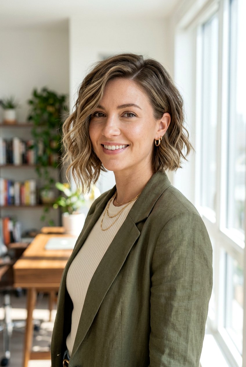 Asymmetrical Chin Length Textured Bob - 20 textured chin length bob - 20 textured chin length bob