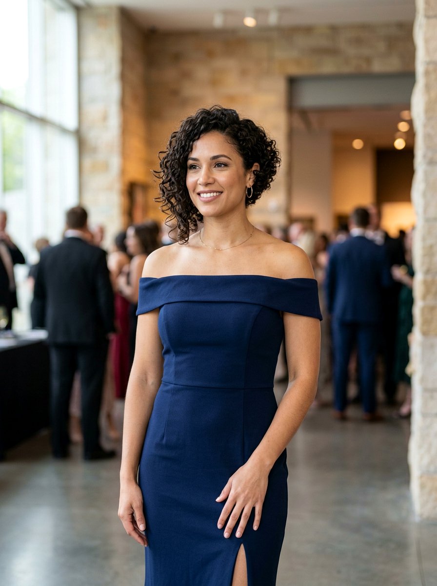 Asymmetrical Curly Bob - 20 easy curly bob styling ideas - 20 easy curly bob styling ideas