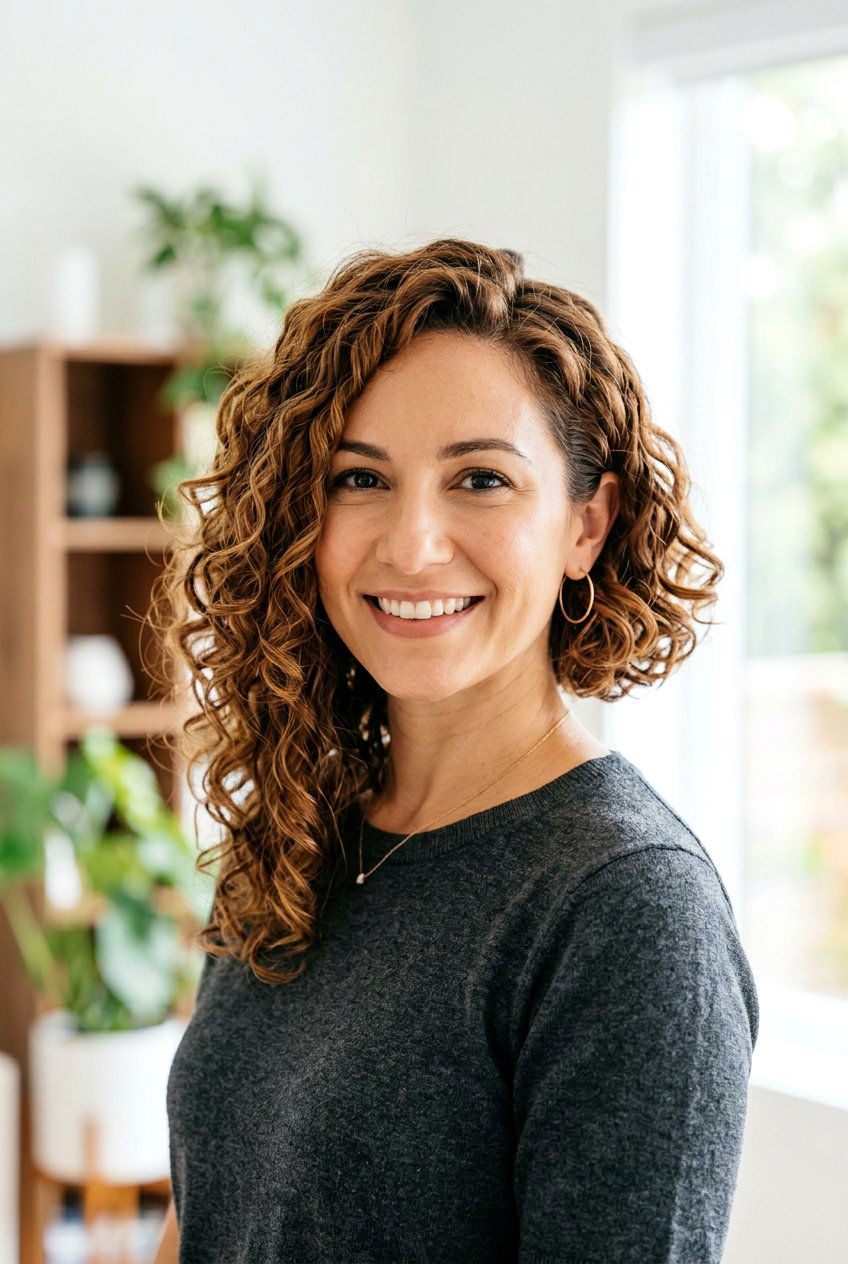 Asymmetrical Curly Bob - 20 curly hairstyles for short hair - 20 curly hairstyles for short hair