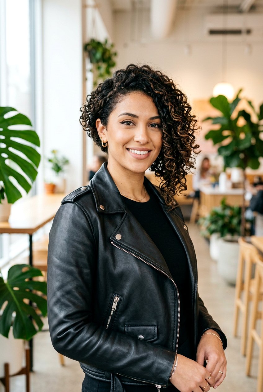 Asymmetrical Curly Bob - 20 curly afro bob haircut - 20 curly afro bob haircut