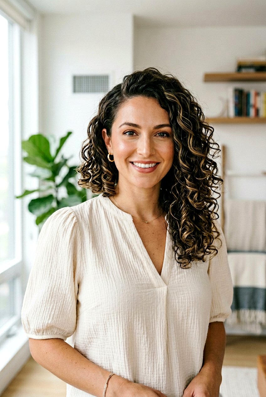 Asymmetrical Curly Lob Haircut - 20 curly lob haircut - 20 curly lob haircut