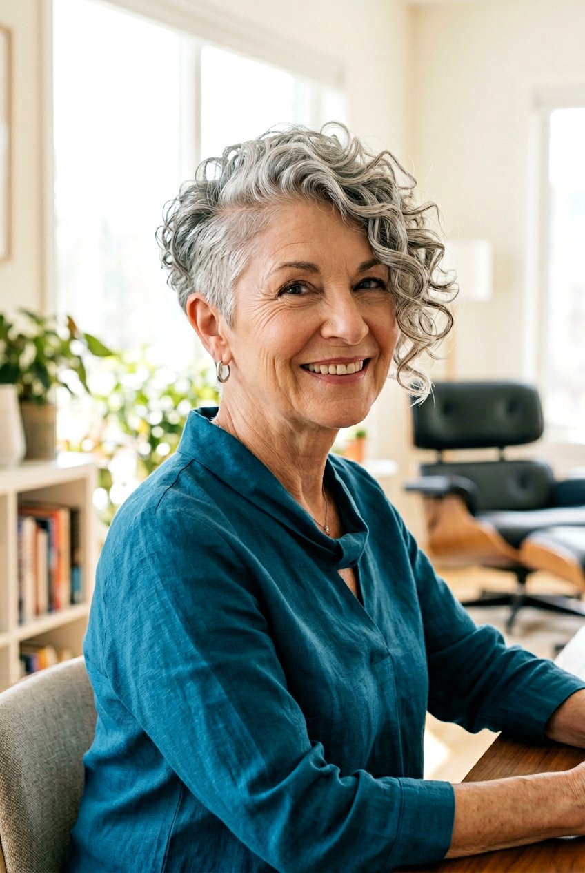 Asymmetrical Curly Pixie For Older Women - 20 curly pixie for older women - 20 curly pixie for older women