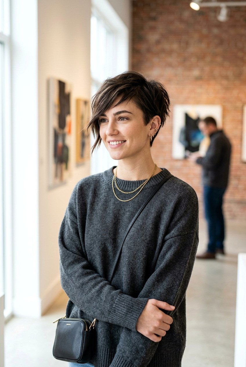 Asymmetrical Gamine Pixie Haircut - 20 gamine pixie haircut - 20 gamine pixie haircut