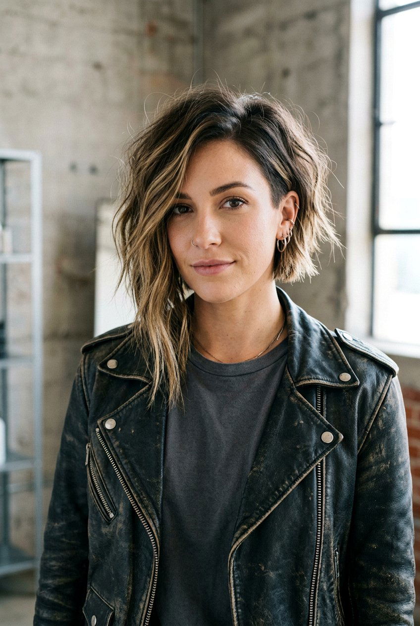 Asymmetrical Grunge Bob Haircut - 20 grunge bob haircut for women - 20 grunge bob haircut for women