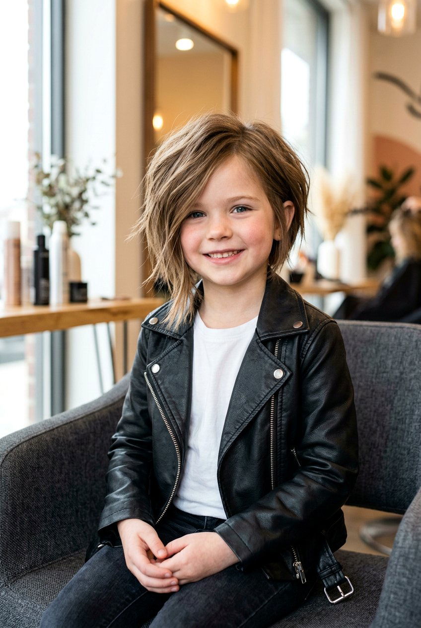 Asymmetrical Layered Bob - 20 little girls haircut with layers - 20 little girls haircut with layers