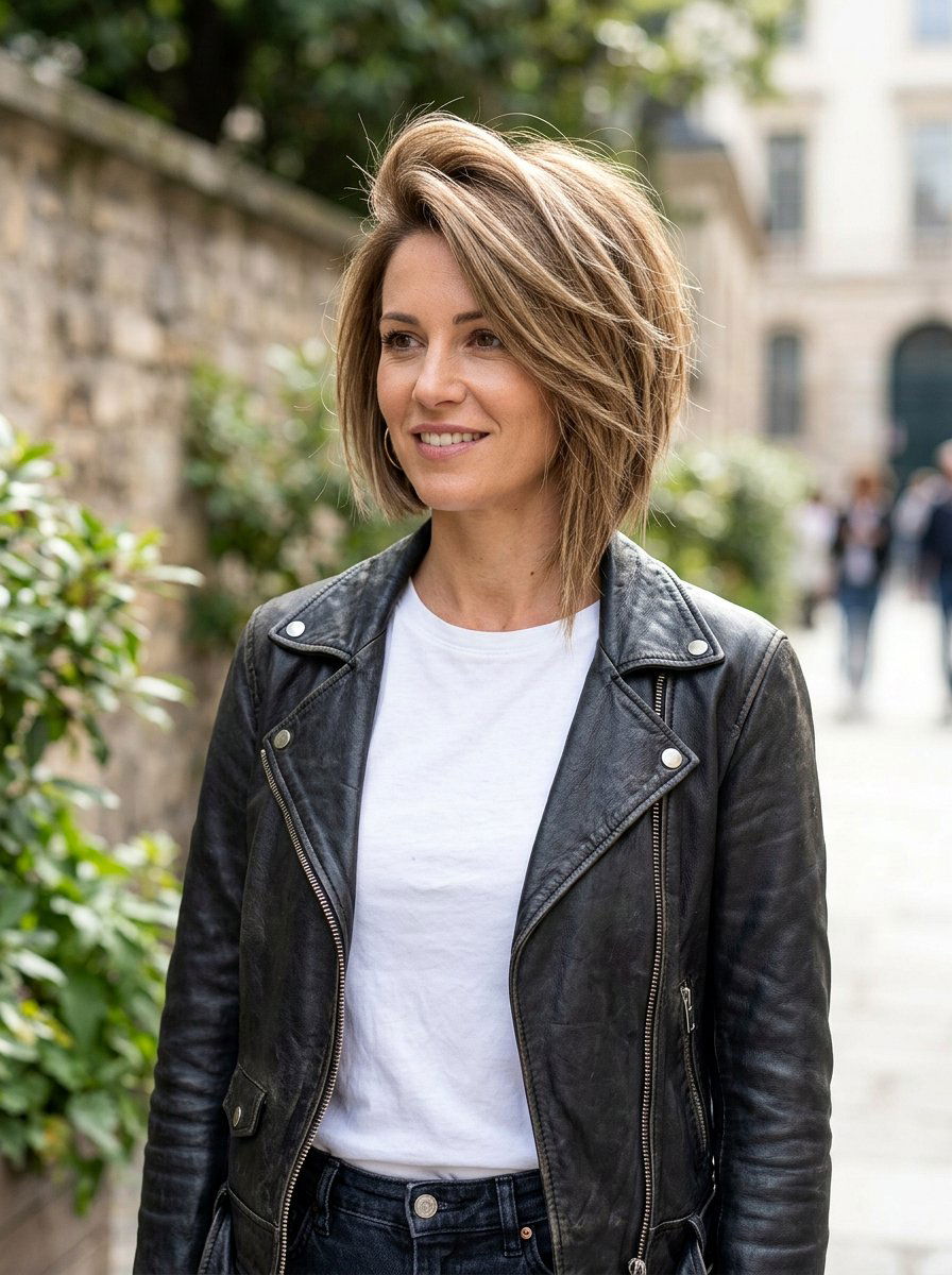 20 Voluminous Layered Bob With Volume at Crown Hairstyles