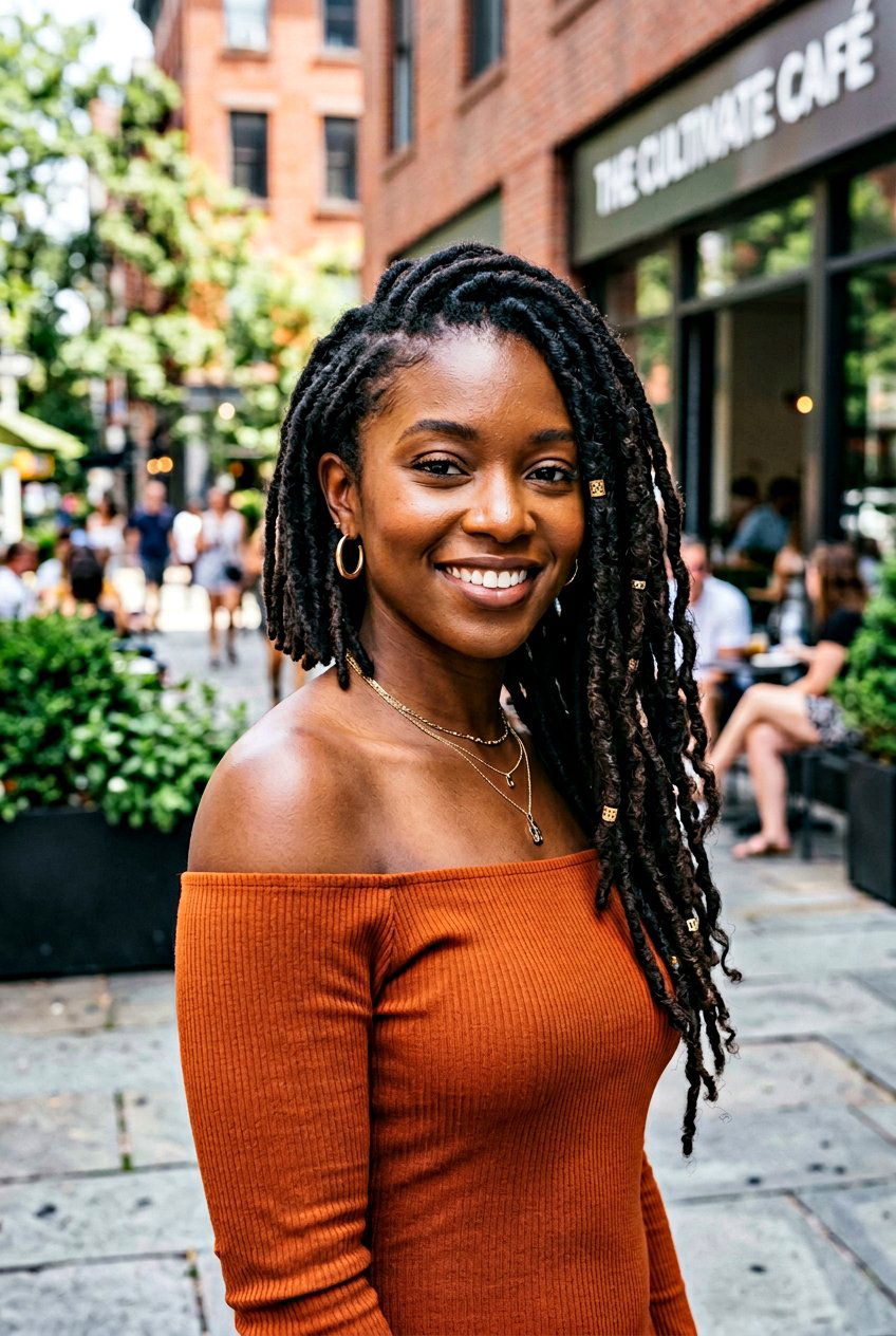 Asymmetrical Loc Bob - 20 black women loc bob styles - 20 black women loc bob styles