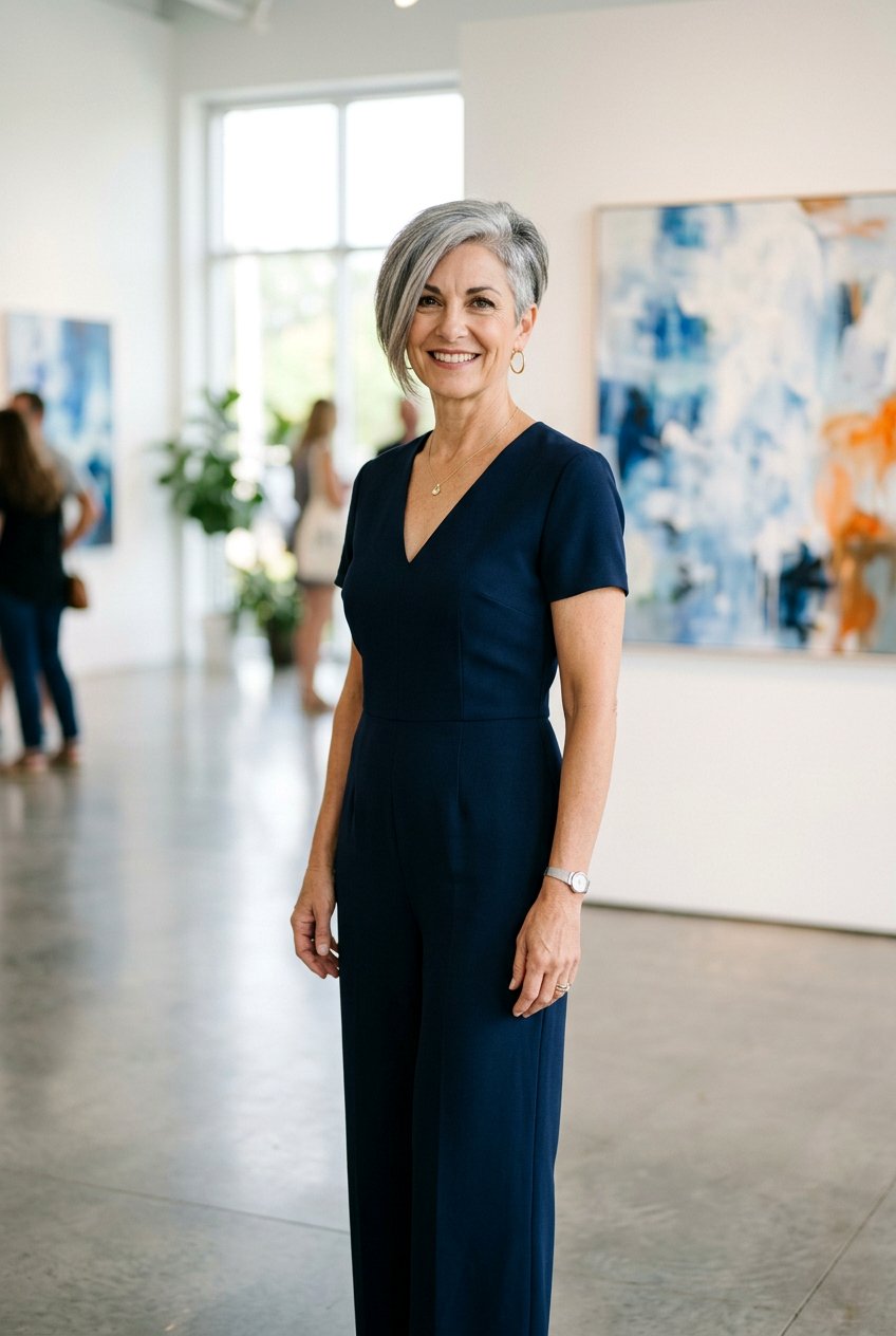 Asymmetrical Pixie - 20 business hairstyle for women over 50 - 20 business hairstyle for women over 50