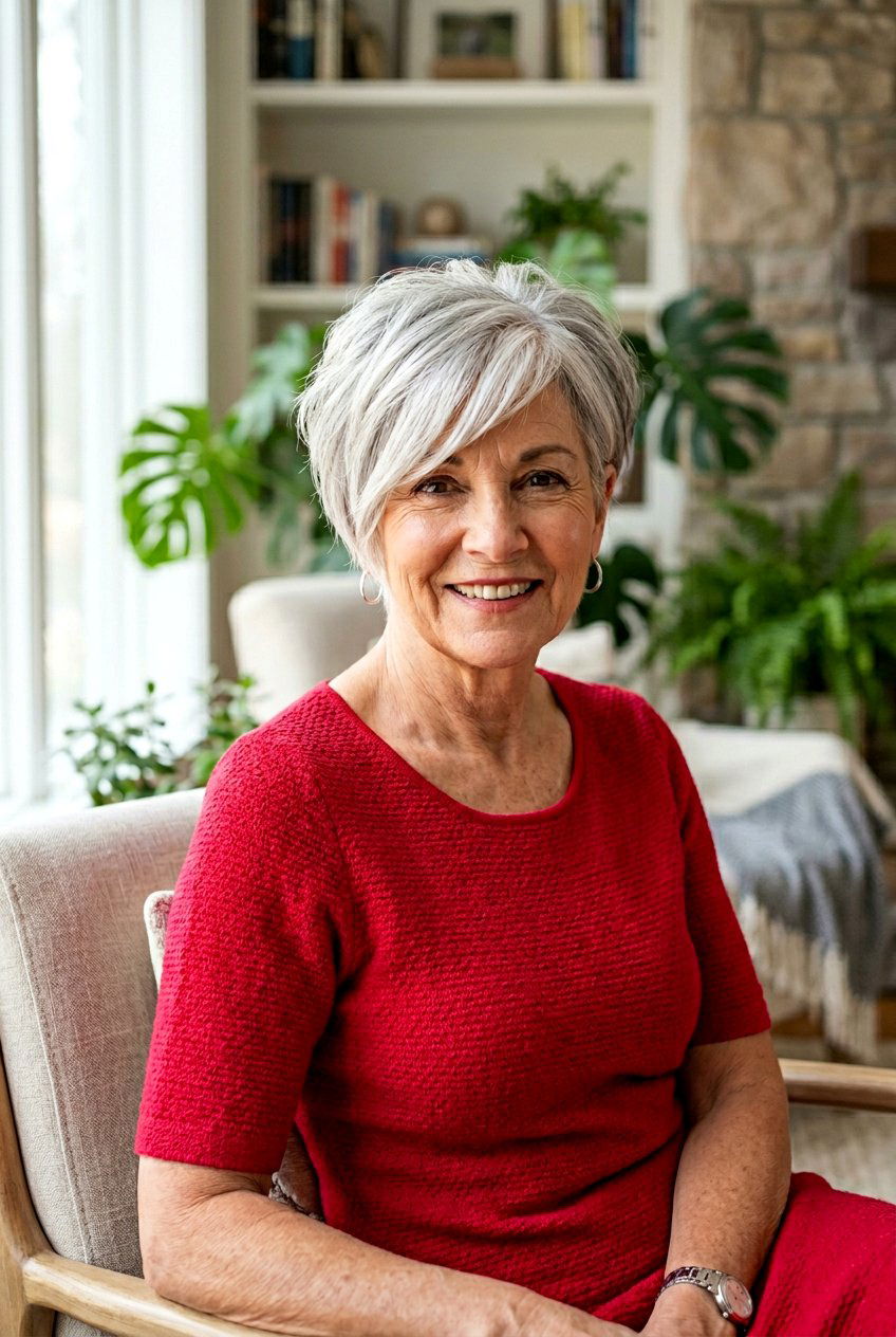 Asymmetrical Pixie Cut - 20 wedding guest hairstyles for older women - 20 wedding guest hairstyles for older women