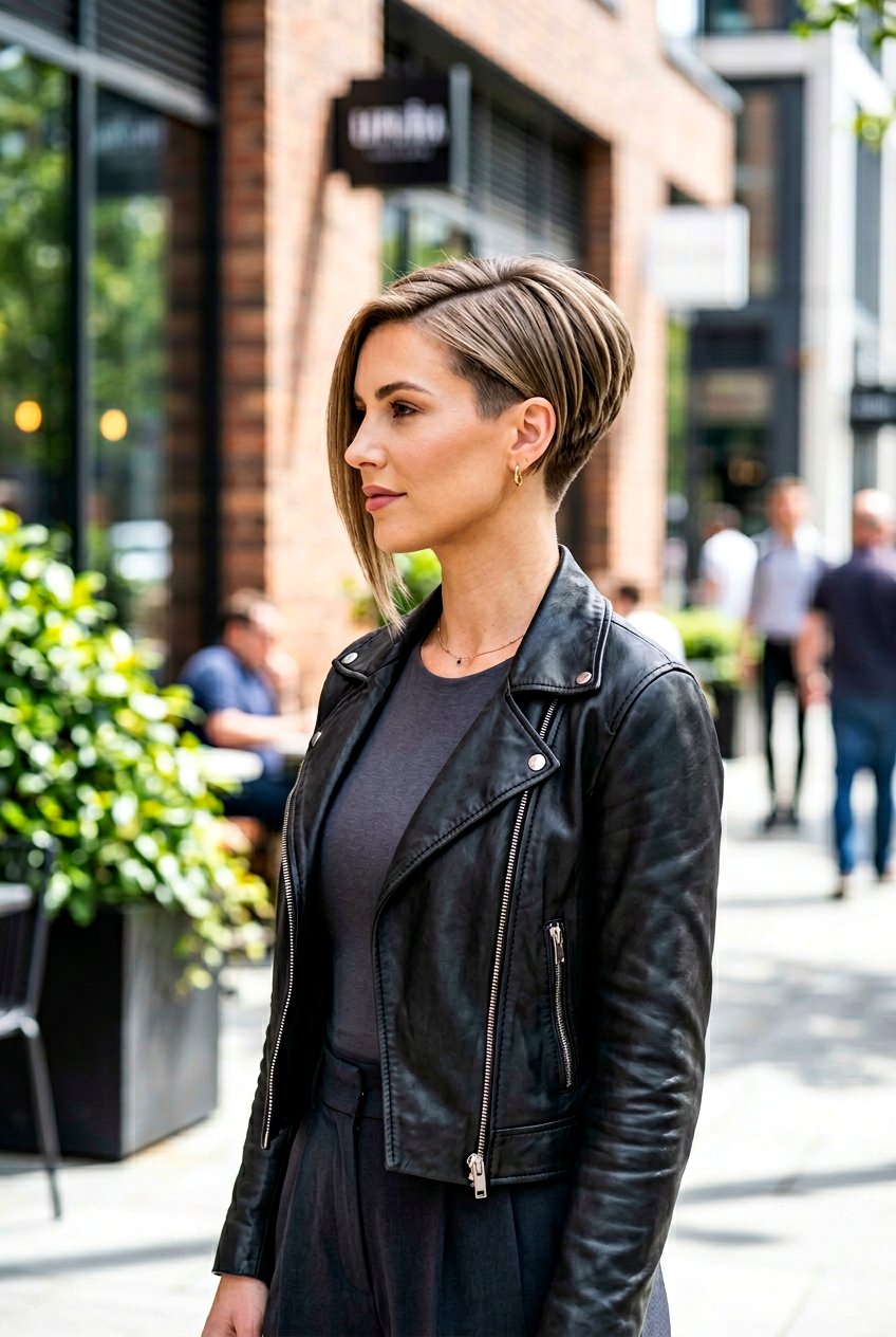 Asymmetrical Pixie With Stacked Back - 20 pixie with stacked back - 20 pixie with stacked back