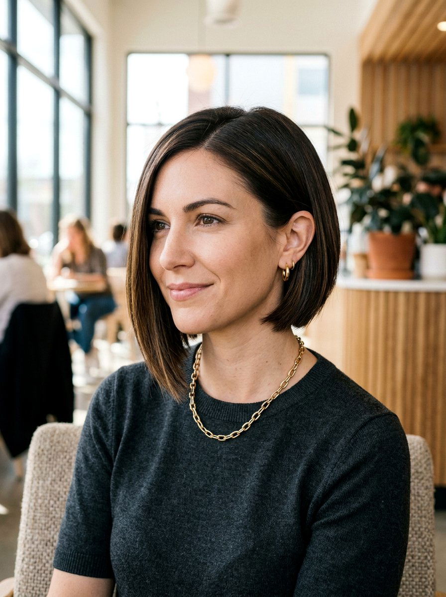 Asymmetrical Short Bob - 20 polished short haircut for women - 20 polished short haircut for women