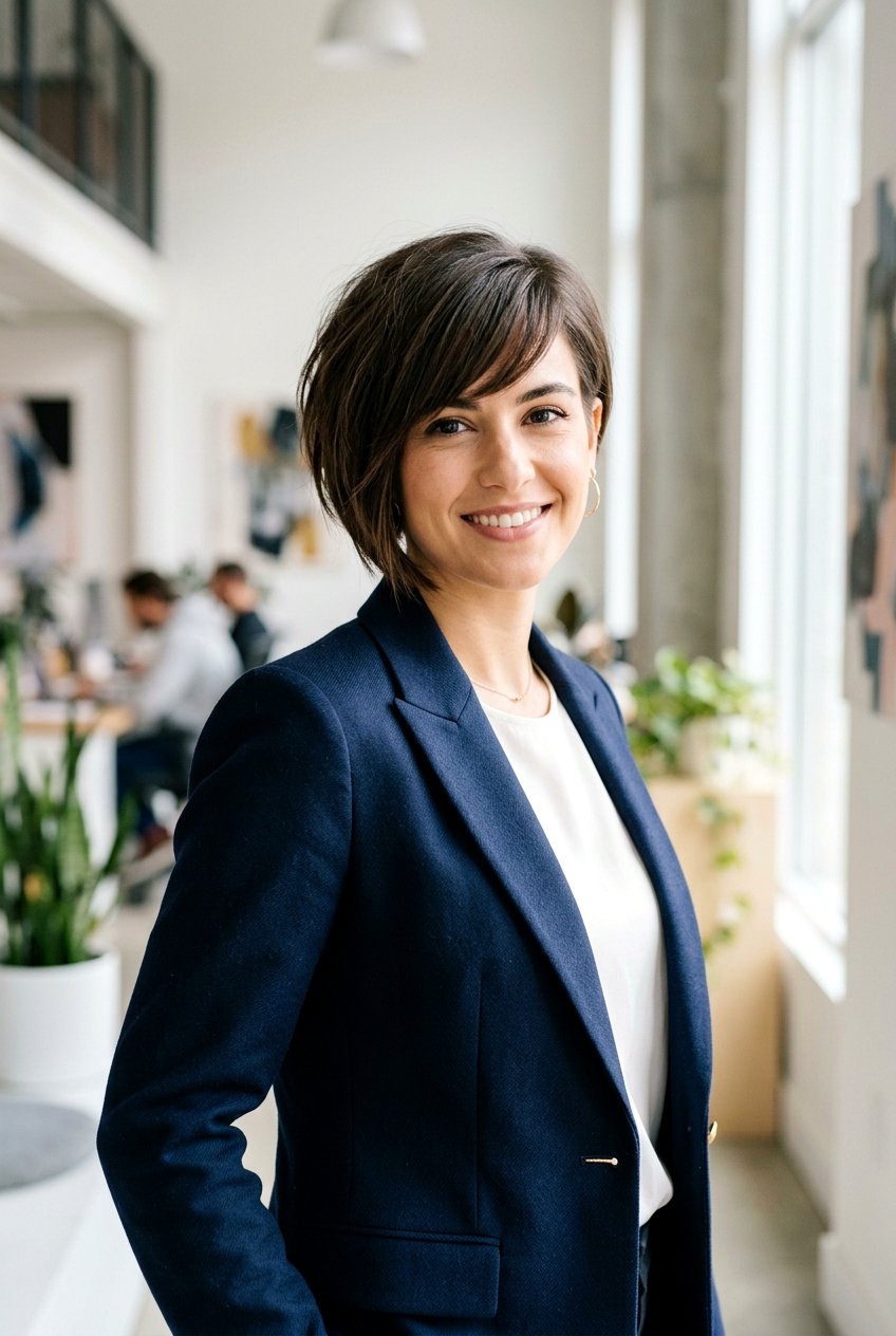 Asymmetrical Short Hair With Side Fringe - 20 short hair with side fringe - 20 short hair with side fringe