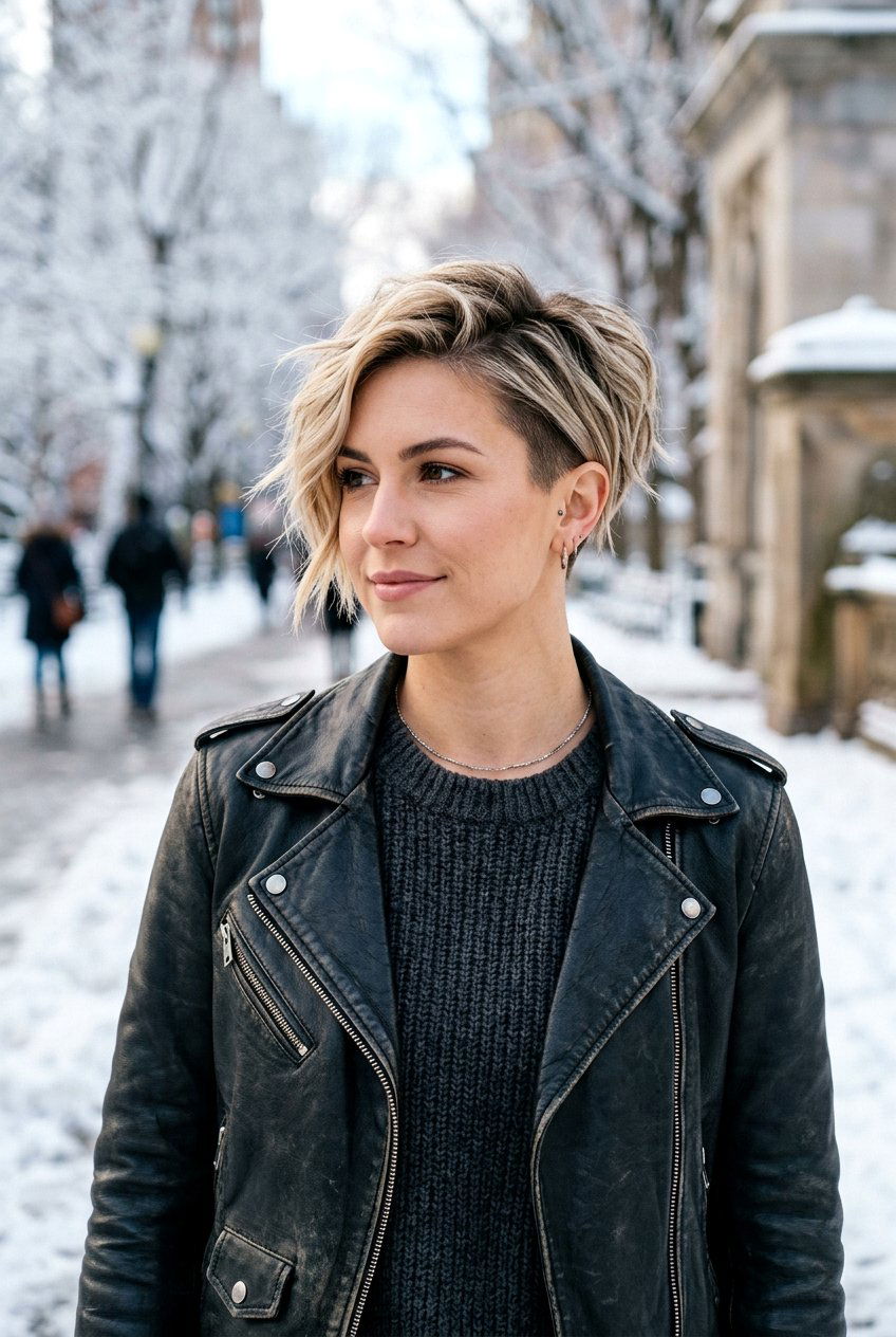 Asymmetrical Soft Pixie - 20 modern pixie haircut with softness - 20 modern pixie haircut with softness