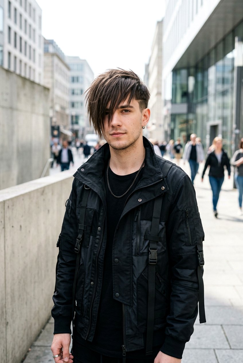 Asymmetrical Two Block Haircut - 20 two block haircut for men with straight hair - 20 two block haircut for men with straight hair