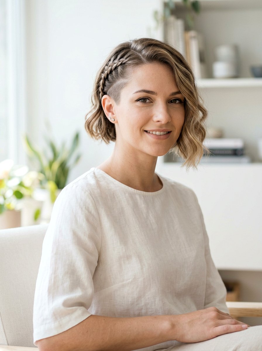 Asymmetrical Undercut Braid Bob For Women - 20 undercut braid hairstyle women - 20 undercut braid hairstyle women