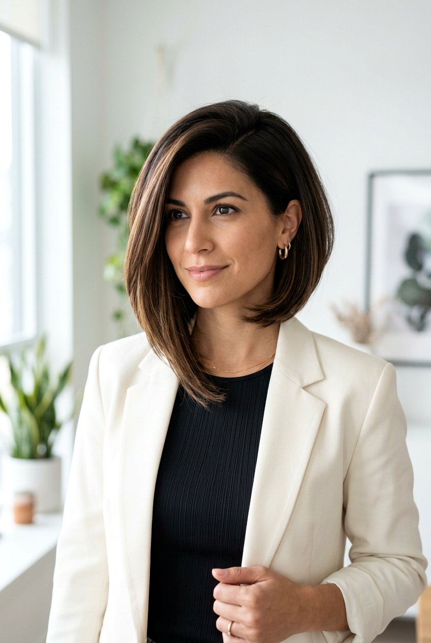 Asymmetrical Voluminous Bob Haircut - 20 voluminous bob hairstyle - 20 voluminous bob hairstyle