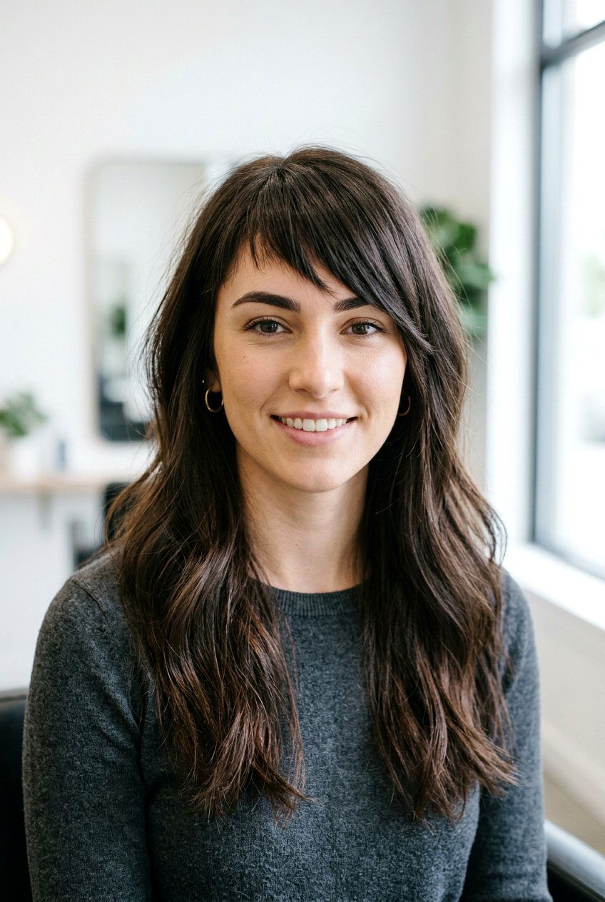 Asymmetrical bangs for long face - 20 bangs for long face - 20 bangs for long face