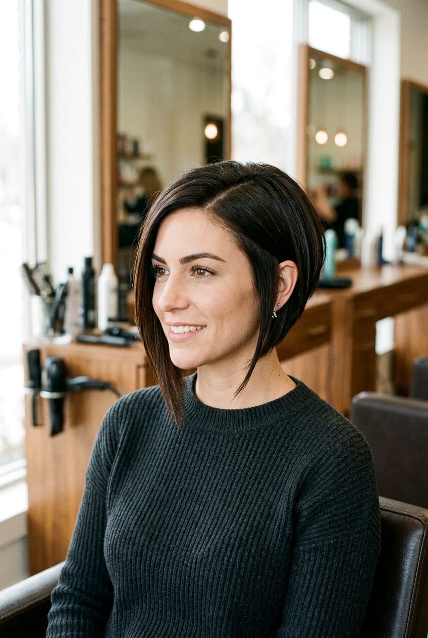 Asymmetrical bob - 20 no style haircuts for women - 20 no style haircuts for women