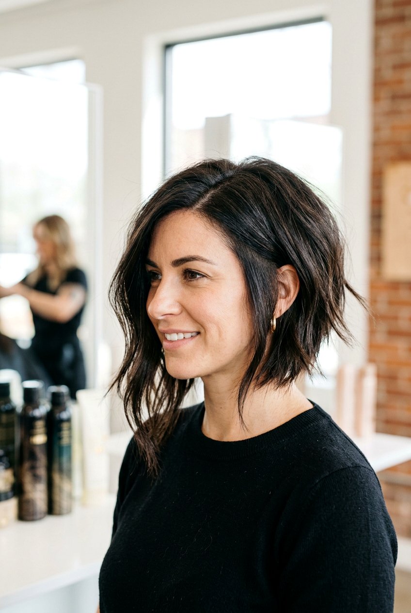 Asymmetrical bob for thick hair - 20 asymmetrical bob haircut - 20 asymmetrical bob haircut