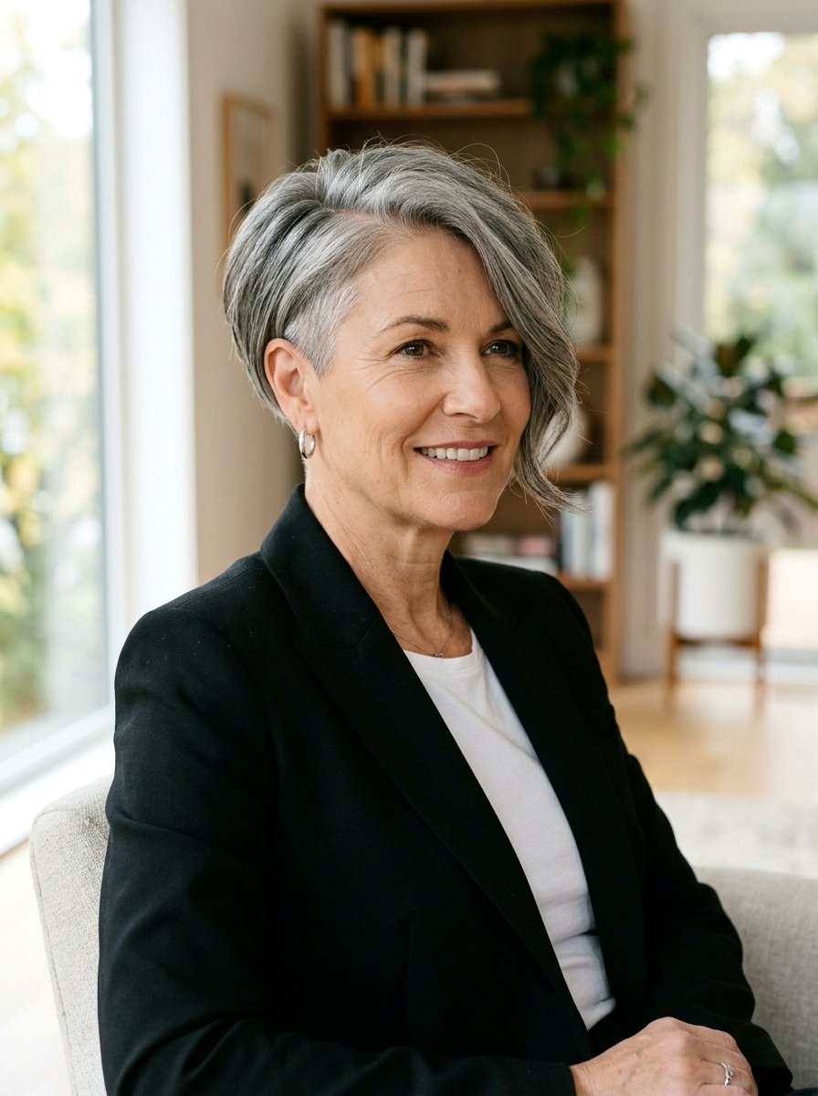 Asymmetrical pixie bob - 20 pixie bob for mature women - 20 pixie bob for mature women