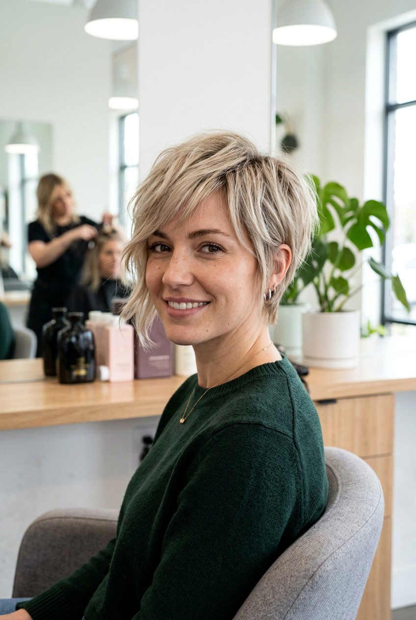 Asymmetrical shaggy pixie - 20 short shaggy pixie cut - 20 short shaggy pixie cut