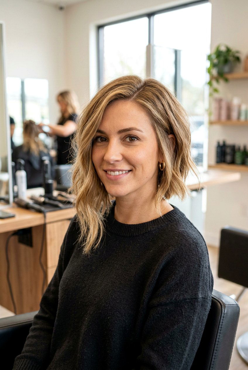 Asymmetrical shoulder length bob - 20 shoulder length bob haircuts - 20 shoulder length bob haircuts