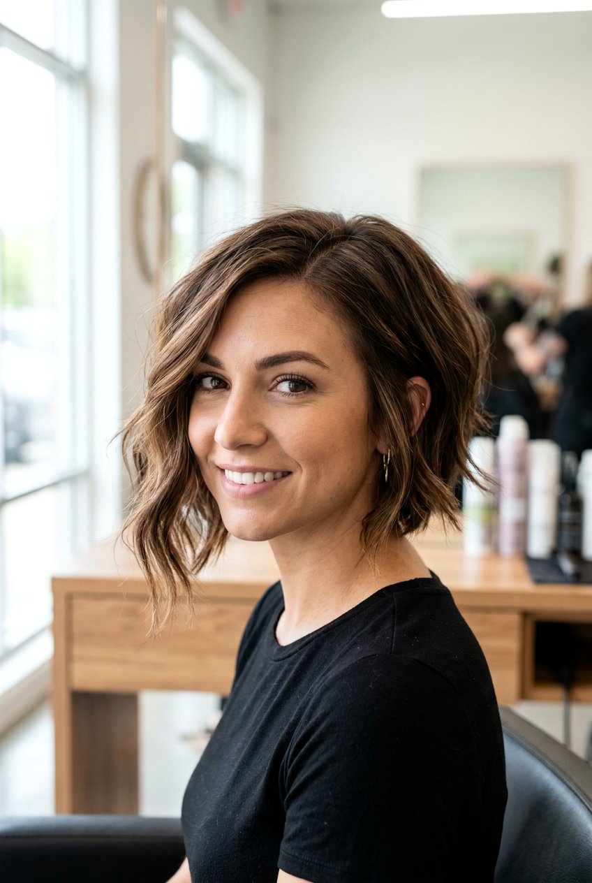 Asymmetrical textured bob haircut - 20 textured bob haircut - 20 textured bob haircut