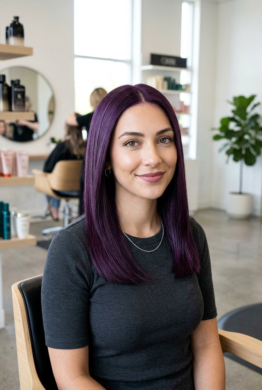 Aubergine Hair - 20 burgundy hair color ideas - 20 burgundy hair color ideas