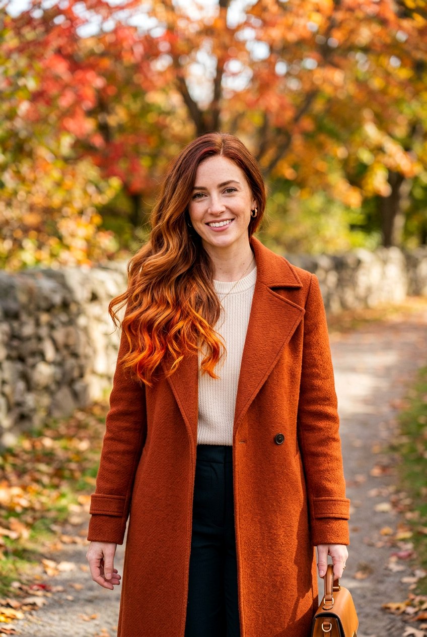 Auburn And Copper Balayage - 20 natural looking auburn balayage - 20 natural looking auburn balayage