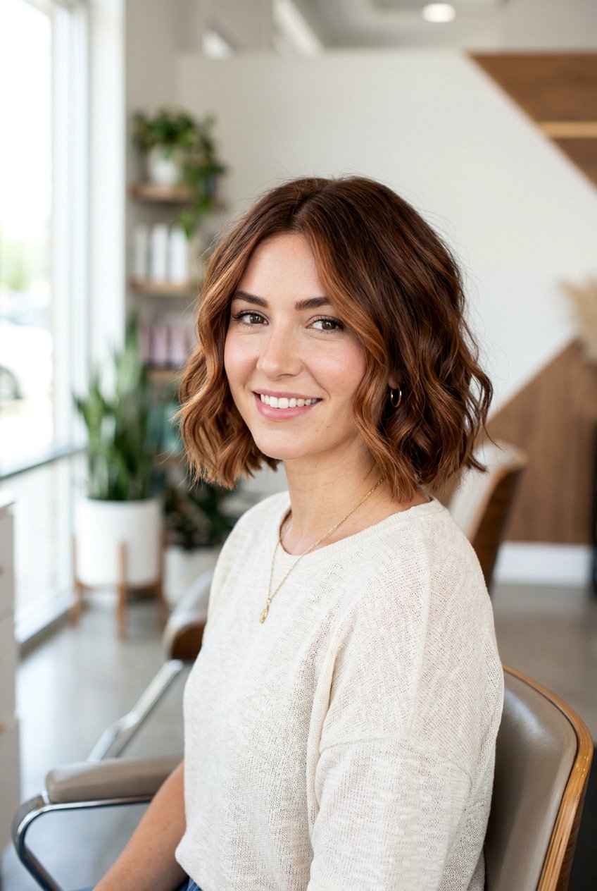 Auburn Balayage Bob Haircut - 20 auburn balayage for short hair - 20 auburn balayage for short hair