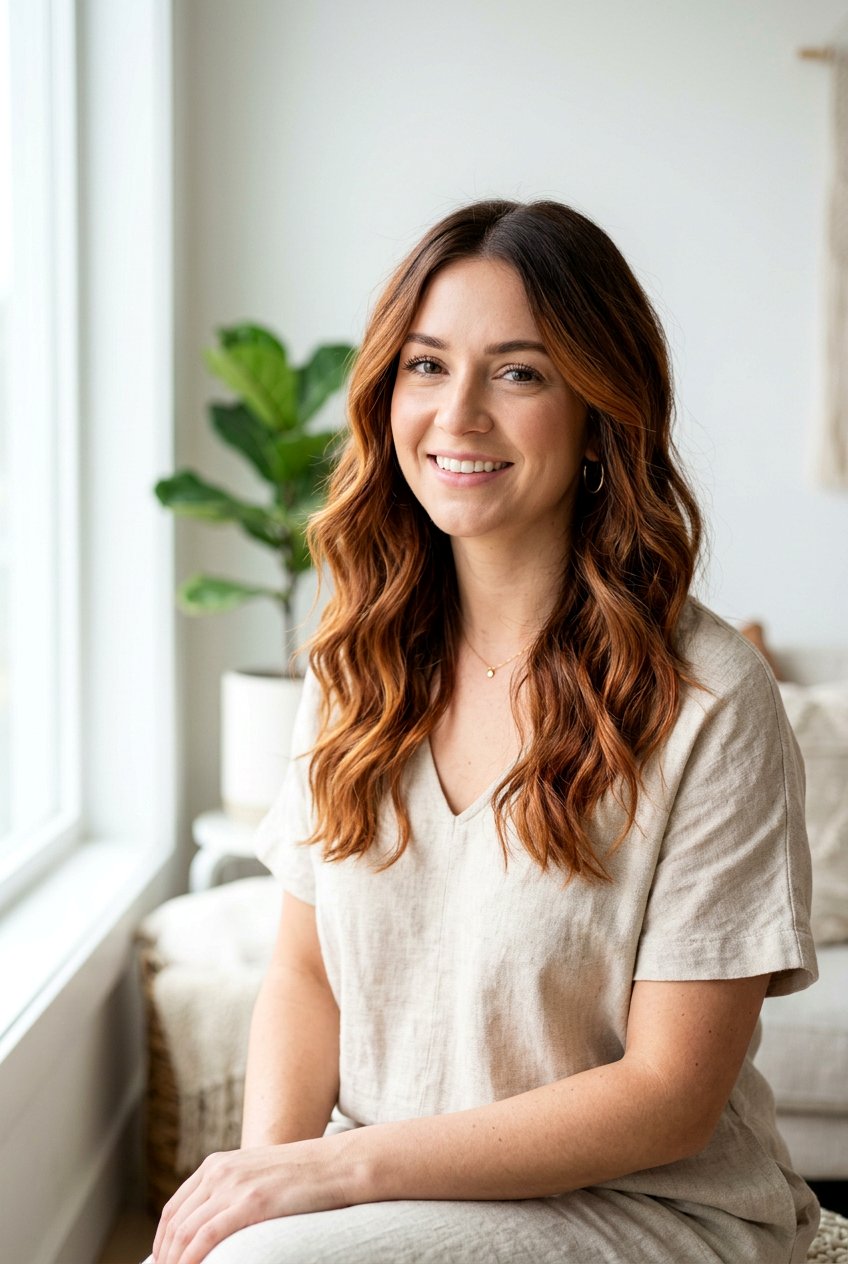 Auburn Balayage On Medium Hair - 20 natural looking auburn balayage - 20 natural looking auburn balayage