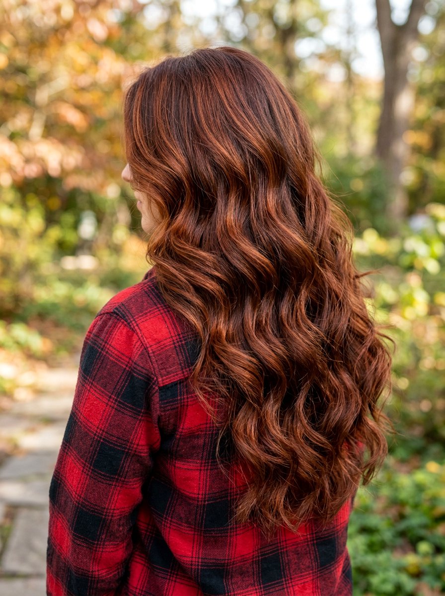 Auburn Balayage On Thick Hair - 20 rich auburn balayage - 20 rich auburn balayage