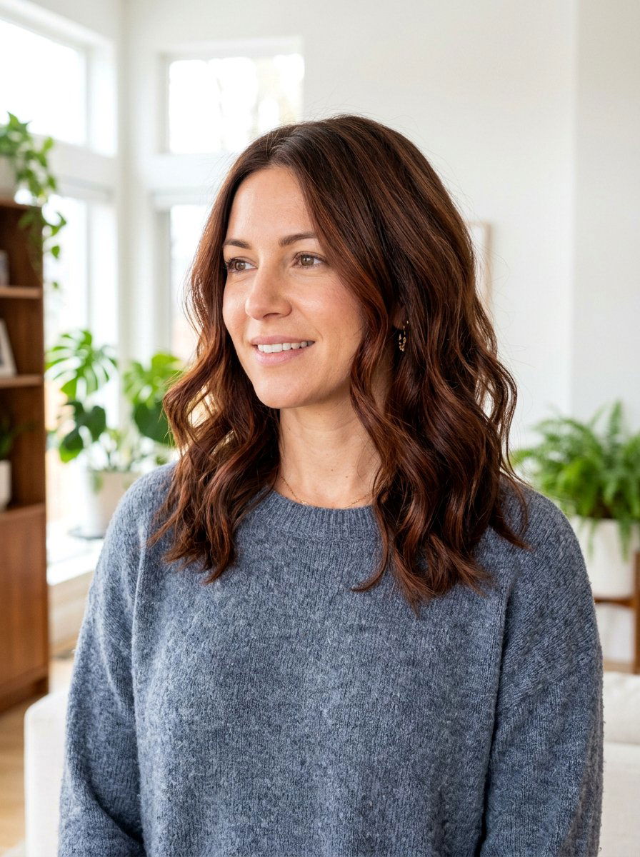 Auburn Brown Lowlights - 20 soft auburn brown hair color - 20 soft auburn brown hair color