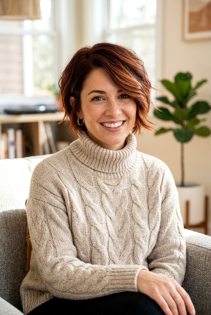 Auburn Brunette Balayage Pixie Bob - 20 brunette balayage for pixie bob - 20 brunette balayage for pixie bob