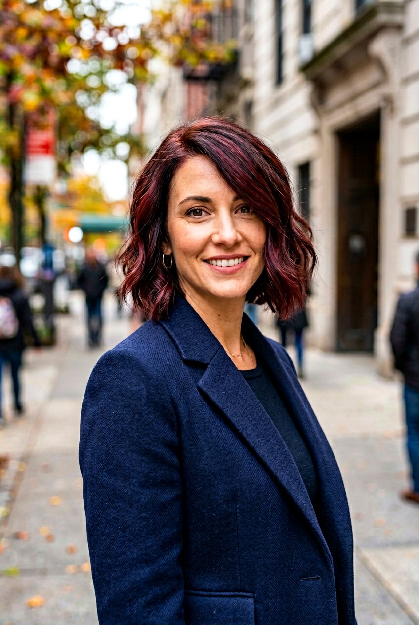 Auburn Brunette Highlights For Bob Haircut - 20 brunette highlights for mature bob - 20 brunette highlights for mature bob