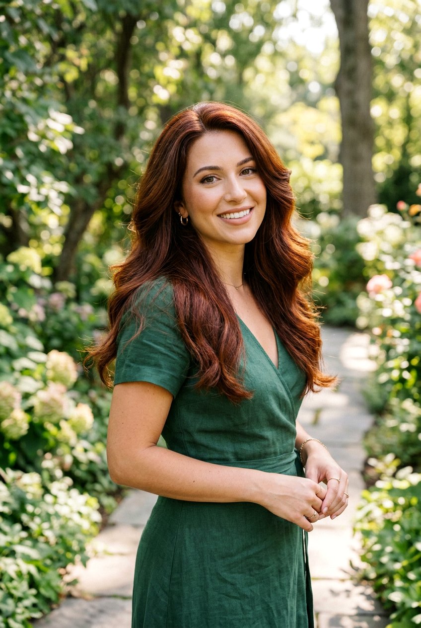 Auburn Chestnut Brown - 20 chestnut brunette for mature skin tones - 20 chestnut brunette for mature skin tones