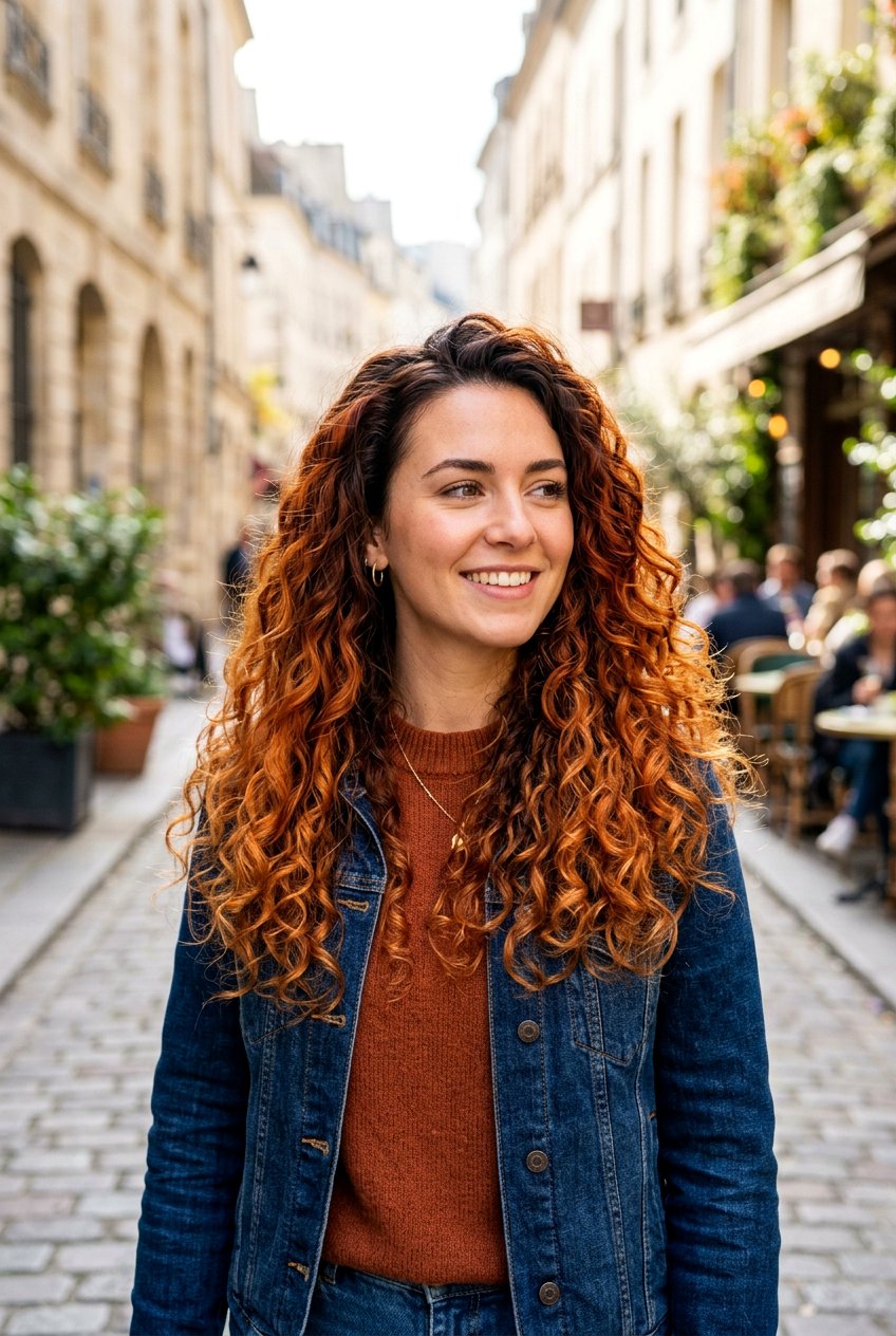 Auburn Ginger Balayage on Dark Hair - 20 auburn balayage on dark hair - 20 auburn balayage on dark hair