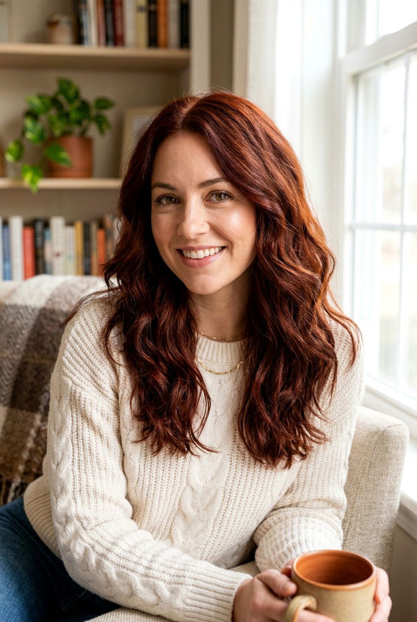 Auburn Hair Color - 20 hair color ideas for gray coverage - 20 hair color ideas for gray coverage