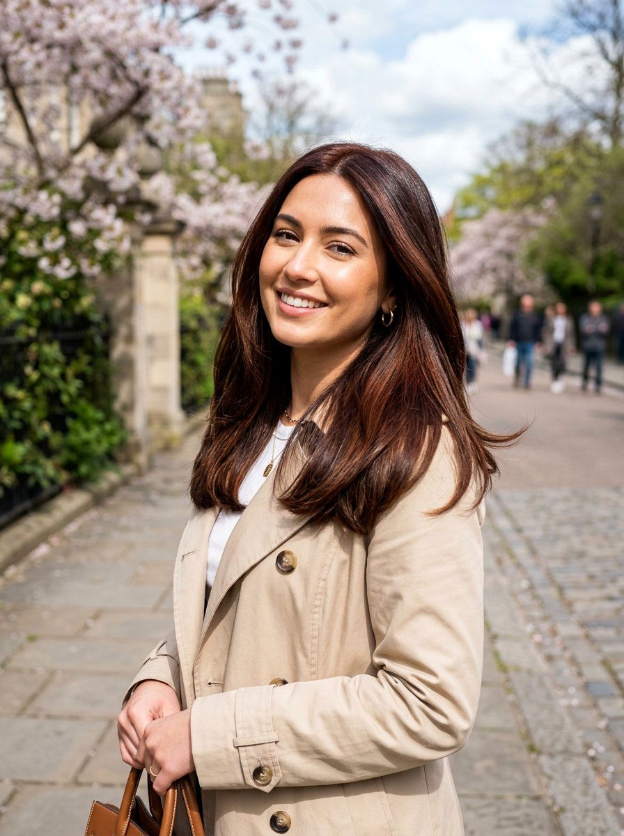 Auburn Highlights On Dark Brown Hair - 20 spring highlights for dark brown hair - 20 spring highlights for dark brown hair