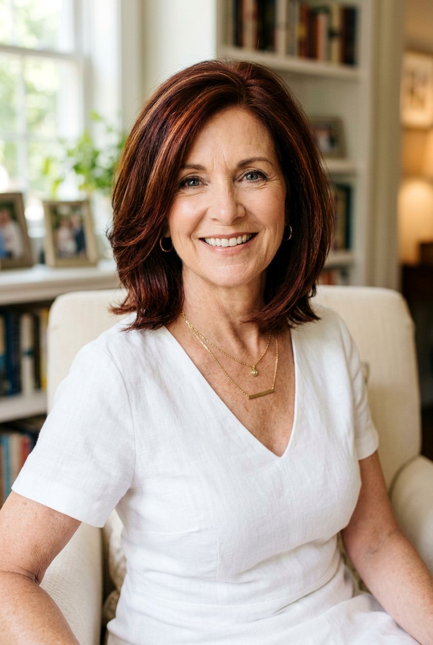 Auburn Infused Brown - 20 dimensional brunette for women over 60 - 20 dimensional brunette for women over 60