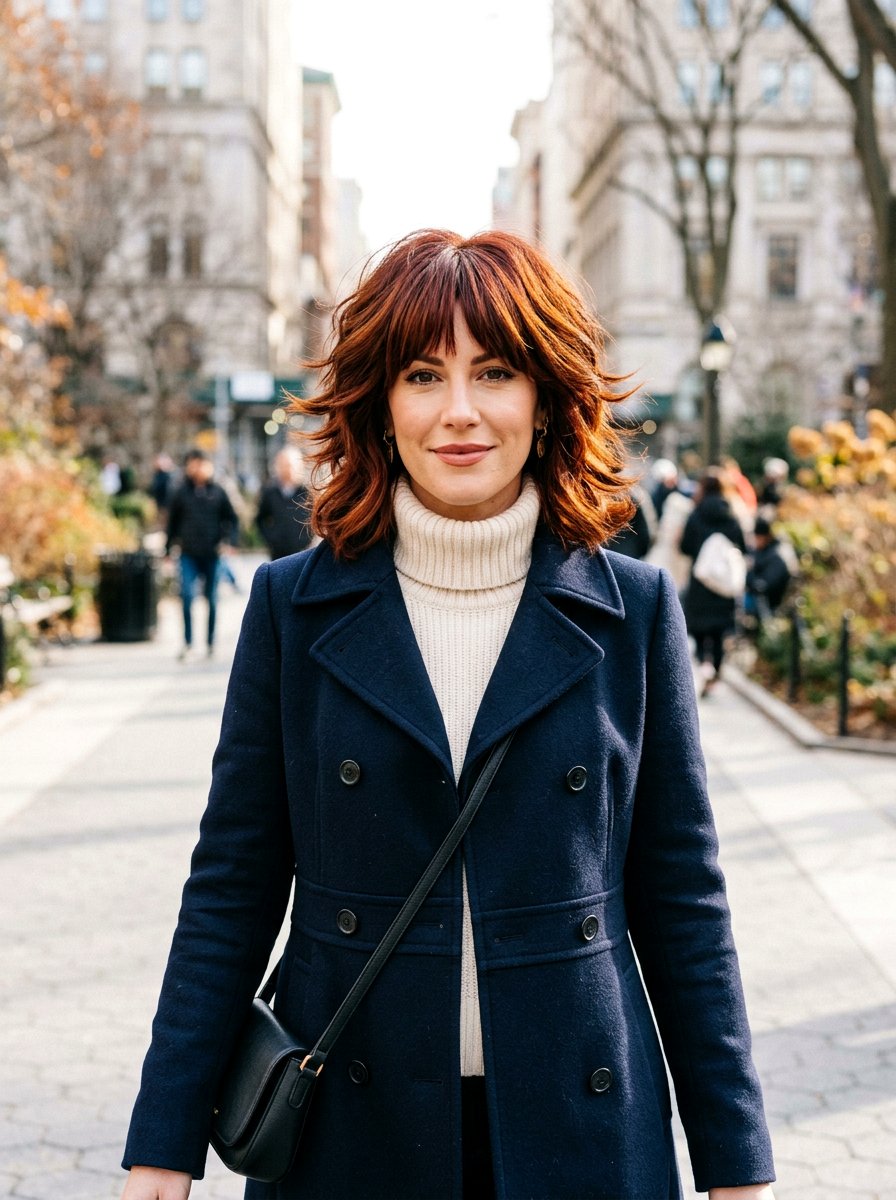 Auburn Red Shag - 20 red shag hair color ideas - 20 red shag hair color ideas