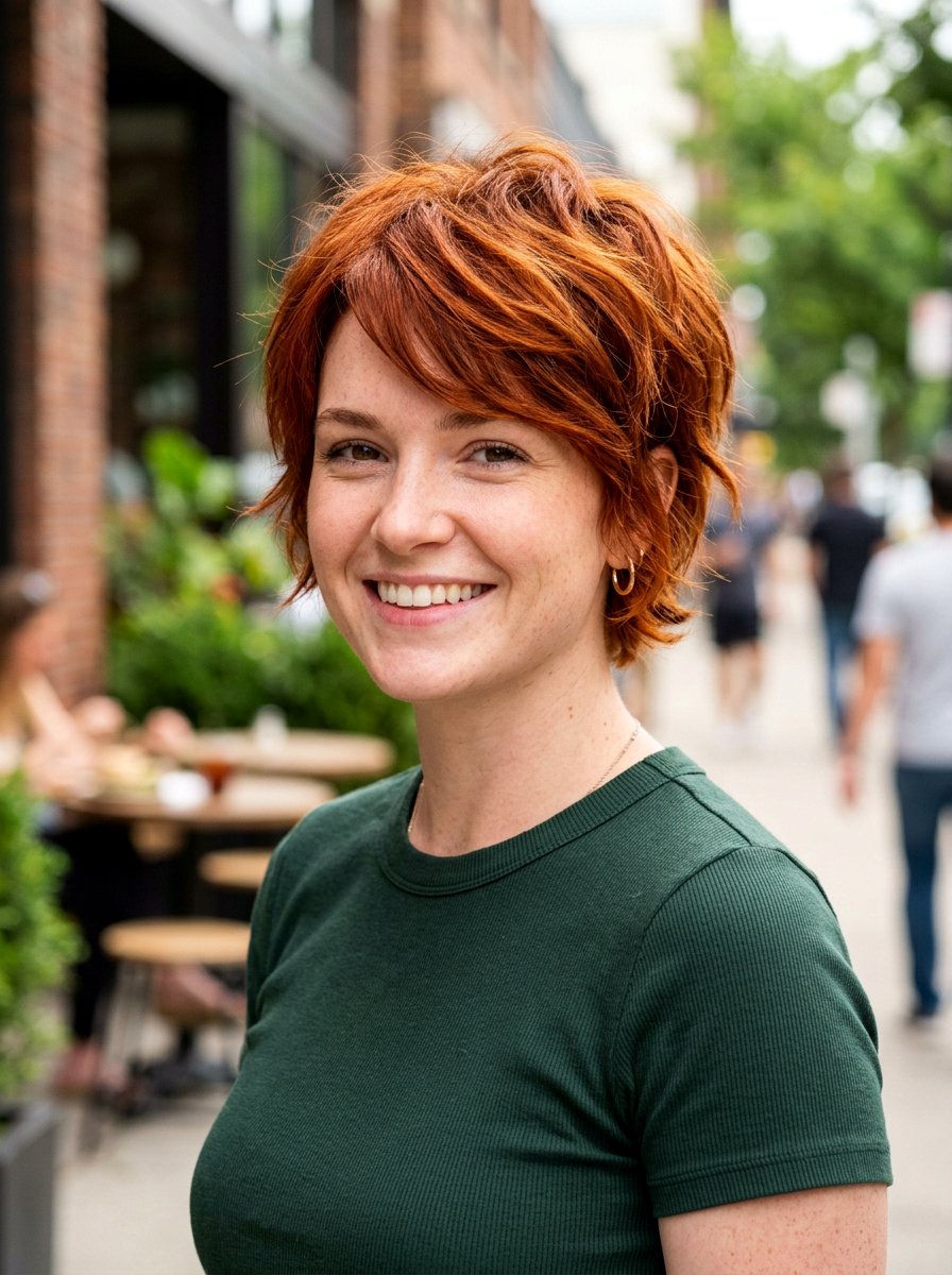 Auburn Red Short Haircut - 20 older women classy hair color ideas - 20 older women classy hair color ideas