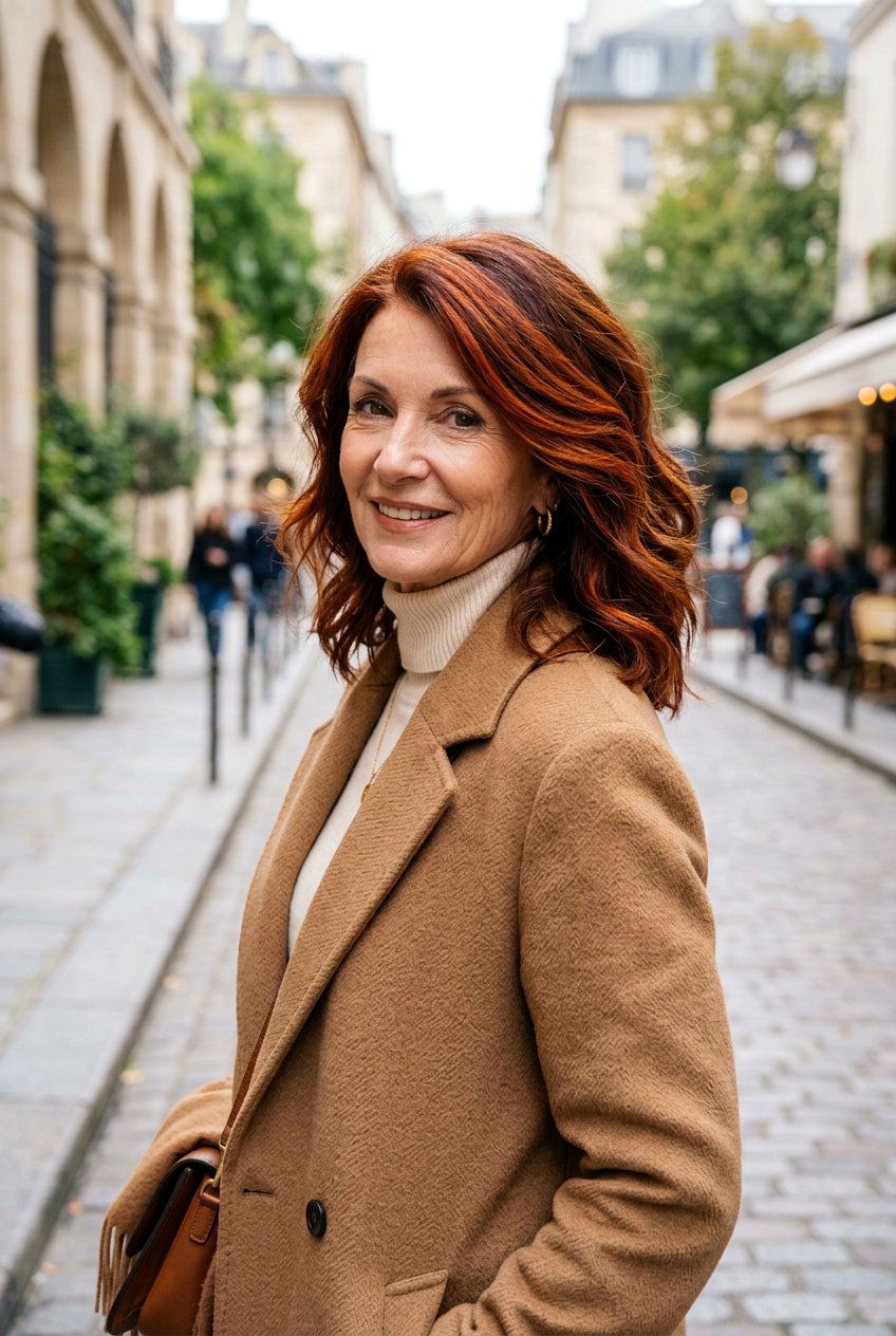 20 Stunning Soft Auburn Hair Color Ideas for Older Women