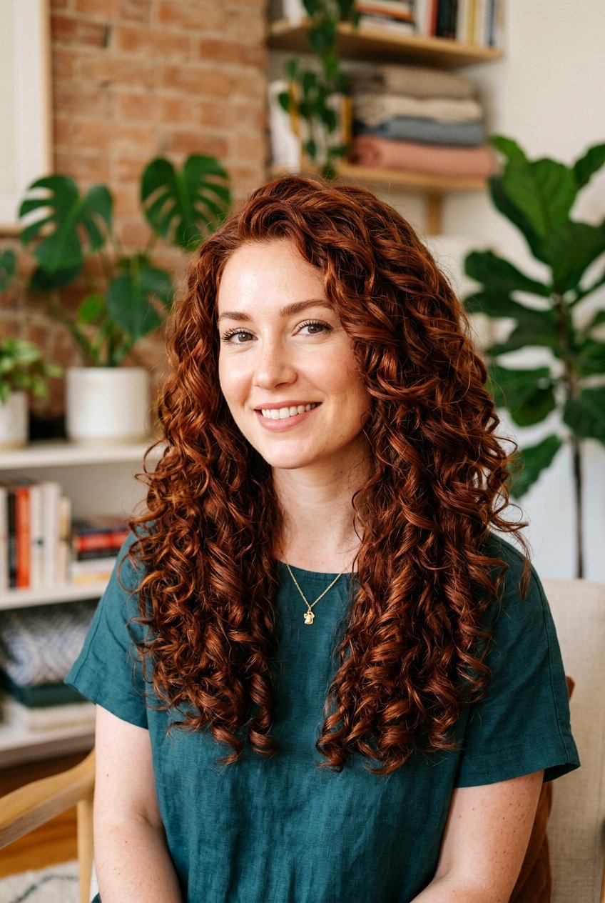 Auburn curly hair - 20 hair color ideas for curly hair - 20 hair color ideas for curly hair