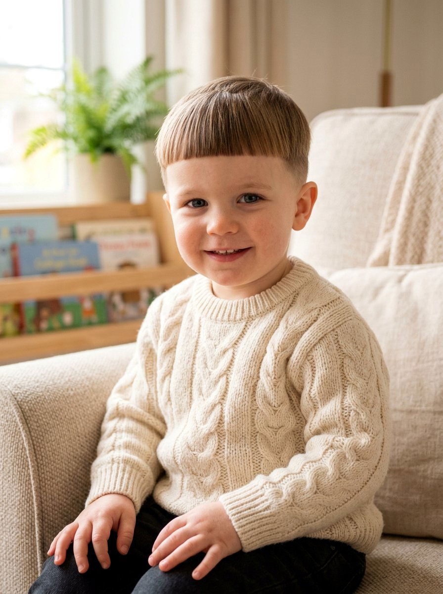 Baby Boy Caesar Cut - 20 first haircut ideas for boys - 20 first haircut ideas for boys