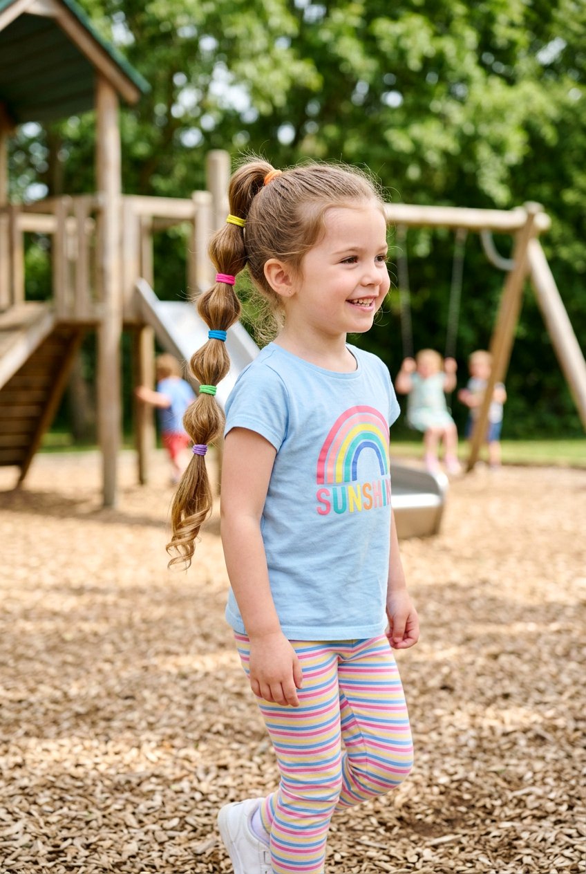 Baby Bubble Ponytail - 20 baby hair styling ideas for girls - 20 baby hair styling ideas for girls