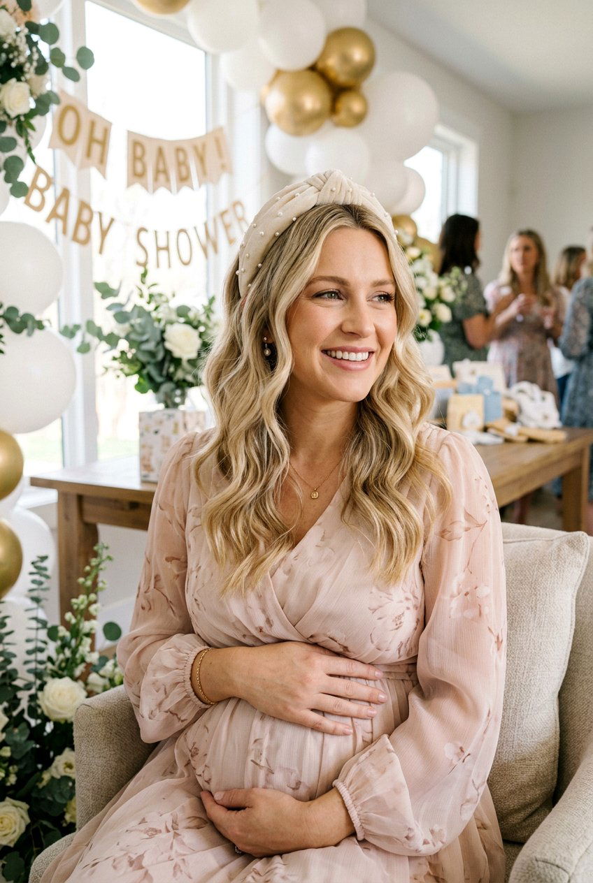 20 Beautiful Baby Shower Hairstyles For The Perfect Day