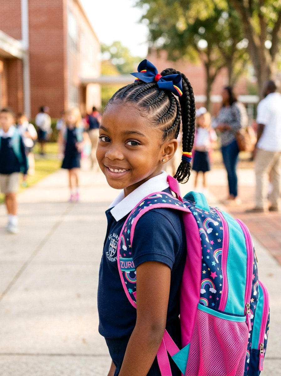 Back To School Cornrow Ponytail - 20 kids cornrow ponytail styles - 20 kids cornrow ponytail styles