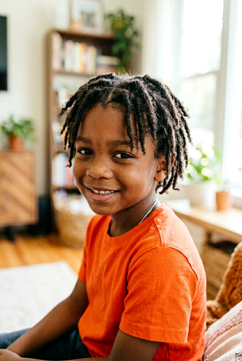 Backcombing Starter Locs - 20 little boy starter locs - 20 little boy starter locs